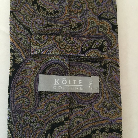 KOLTE  COUTURE silk tie - Picture 4 of 6